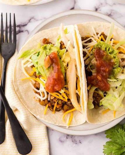 Quick and Easy Lentil Tacos