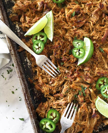 Chicken Carnitas (Juicy & Crispy!) - Slow Cooker or Instant Pot