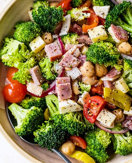 Italian Sub Broccoli Salad