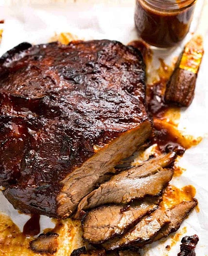 Slow Cooker Beef Brisket with BBQ Sauce