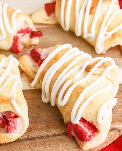 Strawberry Cheesecake Crescents