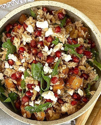 Iron-rich brown rice salad recipe for toddlers