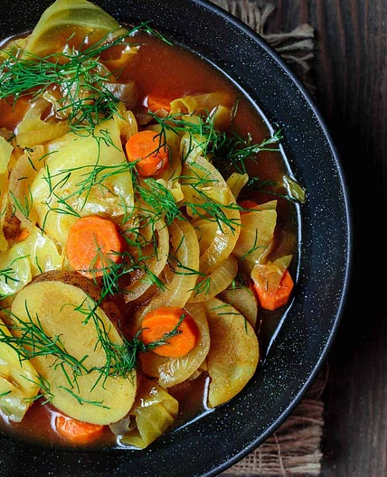 Mediterranean Vegan Cabbage Soup (Three Ways)