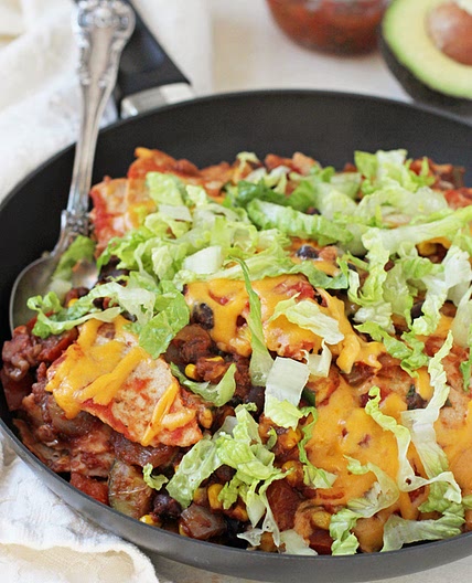 Vegetable & Black Bean Taco Skillet