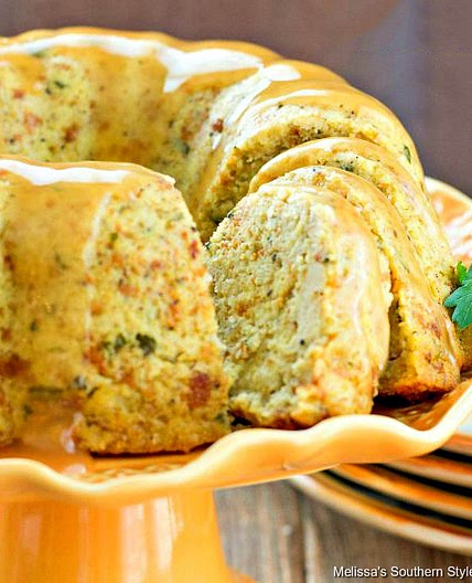 Bundt Pan Herbed Corn Bread Dressing
