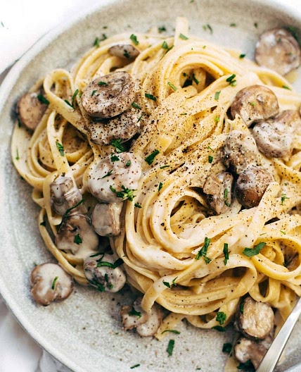 Date Night Mushroom Fettuccine