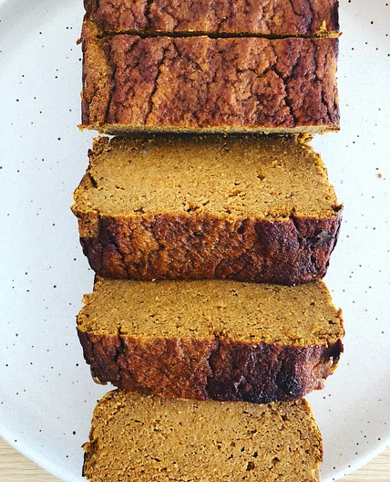 Tigernut Flour Pumpkin Bread