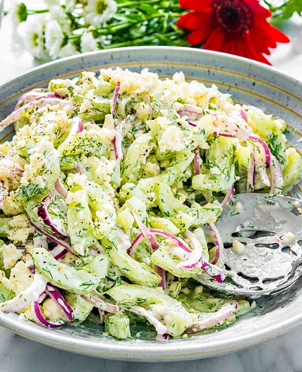 Creamy Cucumber Salad