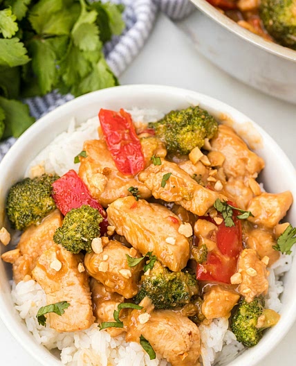 Easy Thai Peanut Chicken