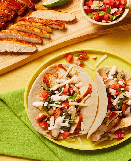 Sheet Pan Chicken & Poblano Fajitas All In One Pan