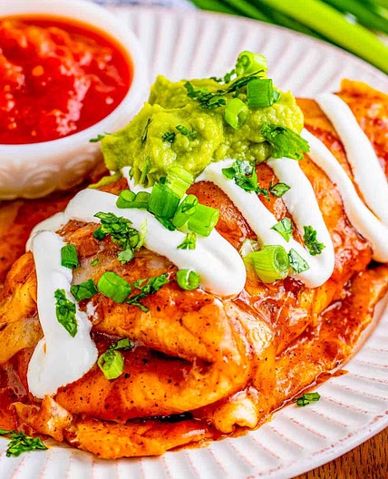 Smothered Beef Burritos