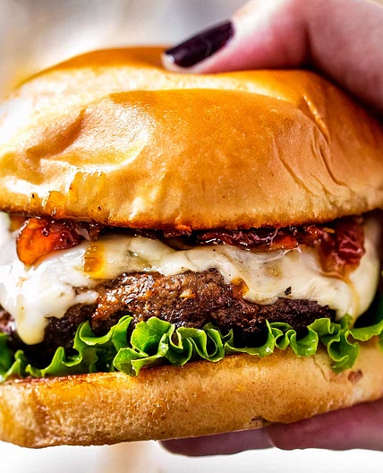 Bourbon Bacon Cheeseburgers