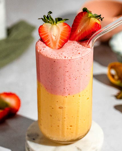 Mango Strawberry Smoothie