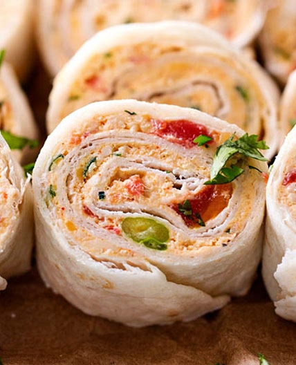 Chicken Taco Mexican Pinwheels