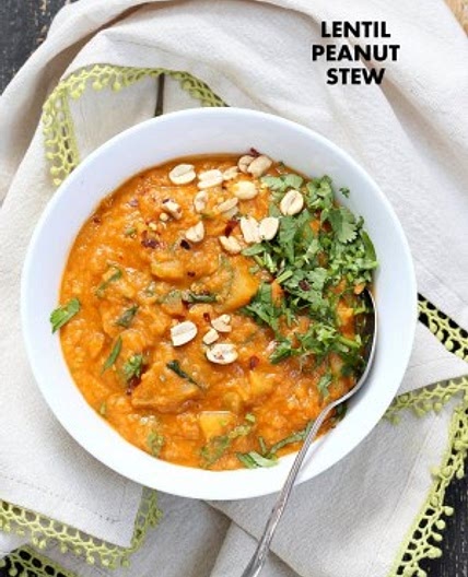West African Peanut Lentil Soup