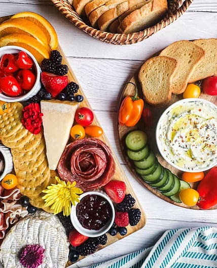 Easy Breezy Summer Party Charcuterie Board