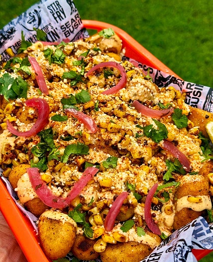 Blackstone Loaded Street Corn Dogs