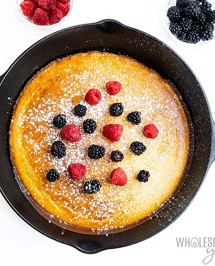 Keto Dutch Baby Pancake Recipe (German Pancakes)