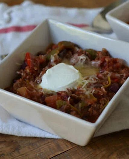 Slow Cooker Red and Green Chili