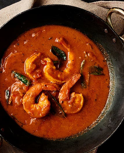 South Indian prawn curry