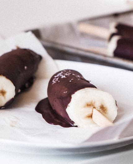 Chocolate Covered Banana Pops