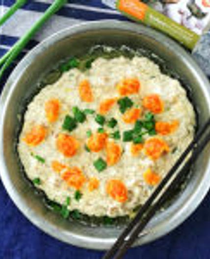 Steam minced pork with salted egg