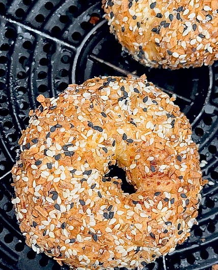 Protein Bagels with Cottage Cheese