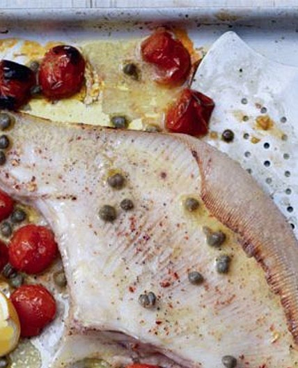 Roasted skate wing recipe