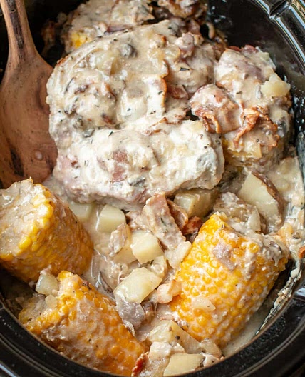 Slow Cooker Pigs in a Cornfield