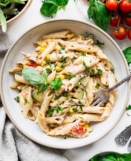 Summer Pasta (Dump-and-Bake!)