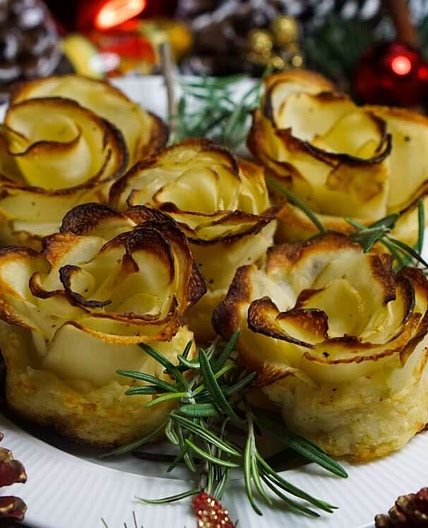 Crispy Potato Roses