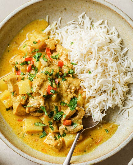 Chicken Curry with Coconut Milk and Potatoes