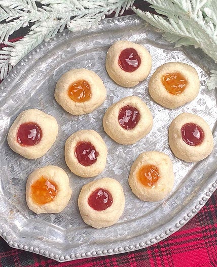 Low FODMAP Thumbprint Cookies