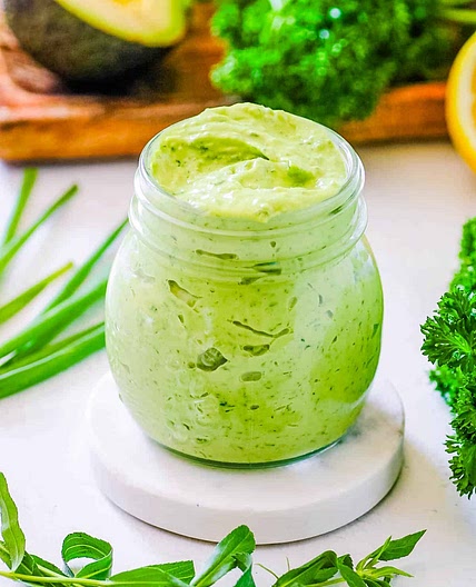 Avocado Green Goddess Dressing