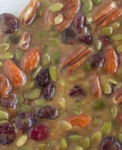 Low FODMAP Spiced Fruit & Nut Brittle