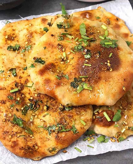 Amritsari Kulcha | Stuffed Aloo Onion Kulcha