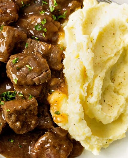Beef Tips and Gravy