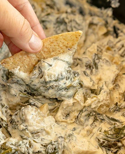 Crock Pot Spinach Artichoke Dip