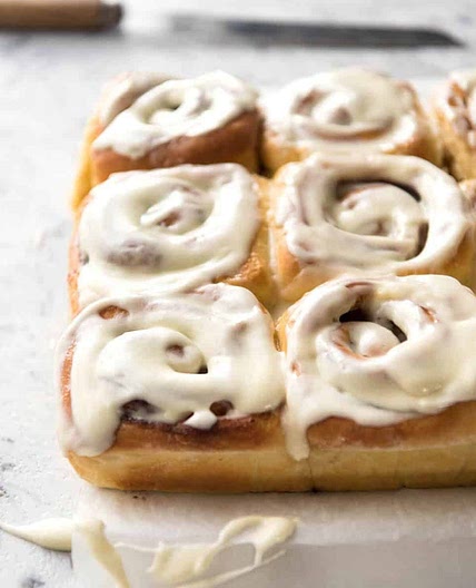 No Knead Cinnamon Rolls