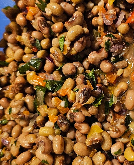 Black eye pea salad