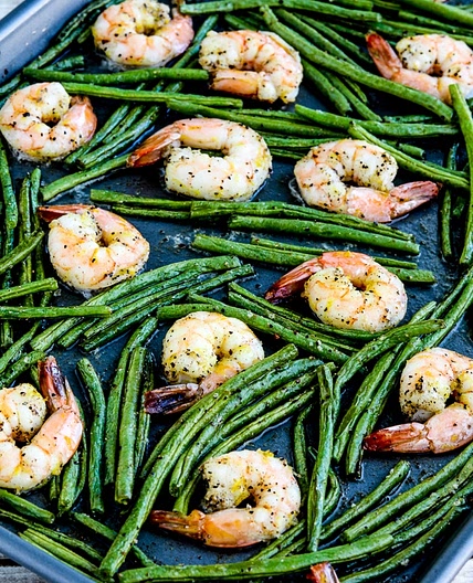Green Beans and Shrimp (Sheet Pan Meal)