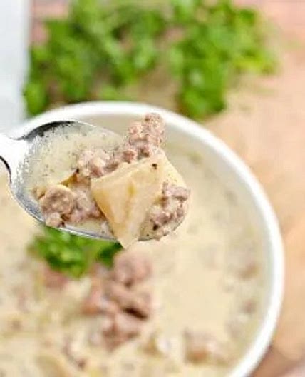 Keto Cheeseburger Soup