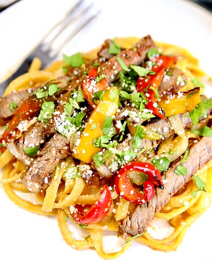 Steak Fajita Pasta