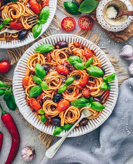 Vegane Spaghetti Puttanesca