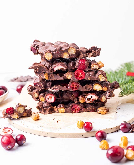 Cranberry & Chickpea Bark