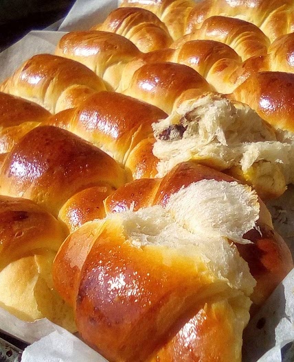 Κρουασανάκια αφρός με μερέντα