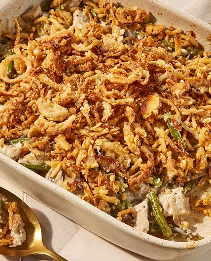Dinner-Style Chicken Green Bean Casserole (Dairy-Free)
