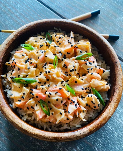 Spicy Crab Sushi Bowls