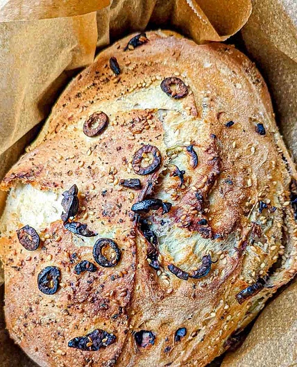 Sesame & Olive Bread (Super Soft)