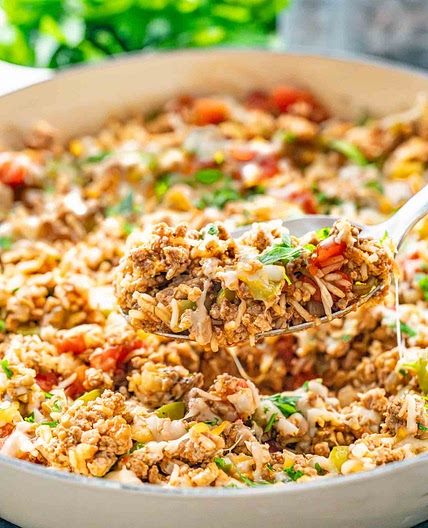 Deconstructed Stuffed Pepper Casserole